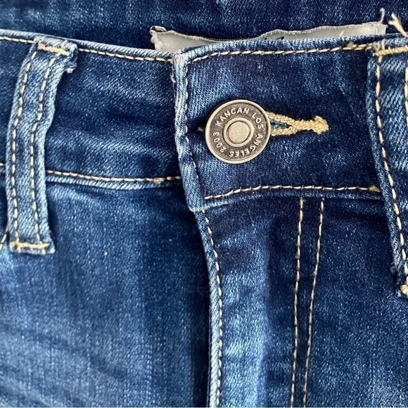 Kancan Womens Jean Shorts Size 5 Cutoff Distressed Denim - Picture 4 of 8